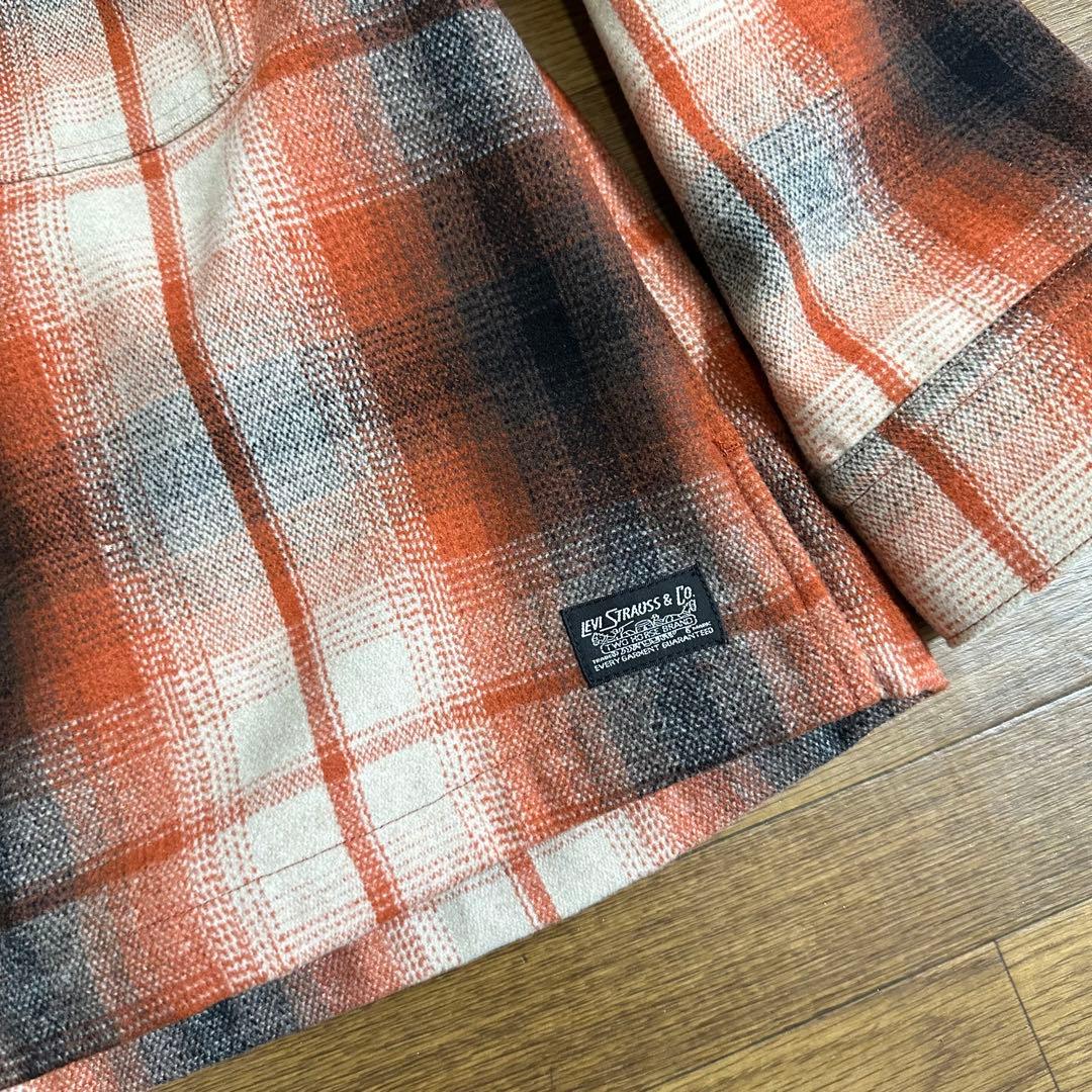 【Levi's】 リーバイス オンブレチェック ウール ジャッジケット サイズL