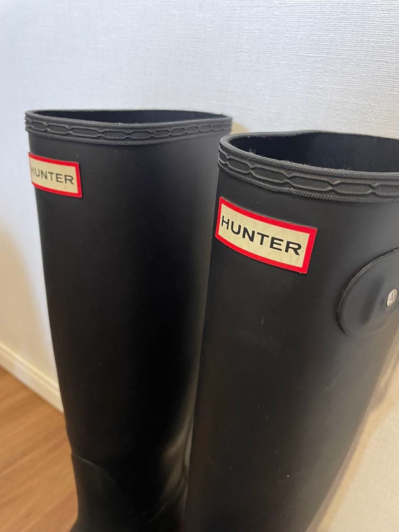 HUNTER　ブラック　UK6（24.5-25.0cm）