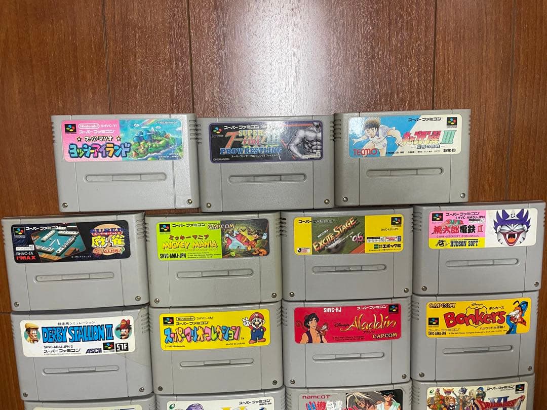 スーパーファミコンソフト25本まとめ売り販売