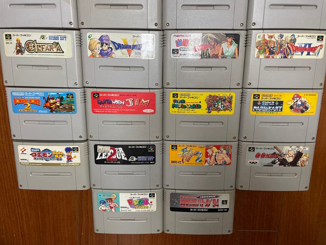 スーパーファミコンソフト25本まとめ売り販売