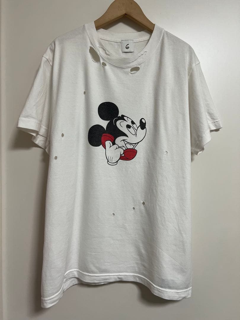6(ROKU) ミッキー　MICKEY/Tシャツ