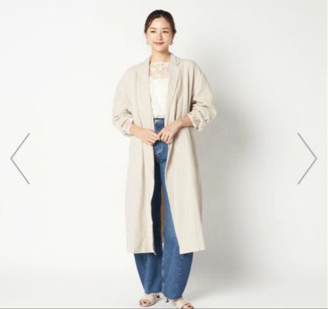 タグ付き新品　エリオポール　DUNGAREES LINEN LONG COAT