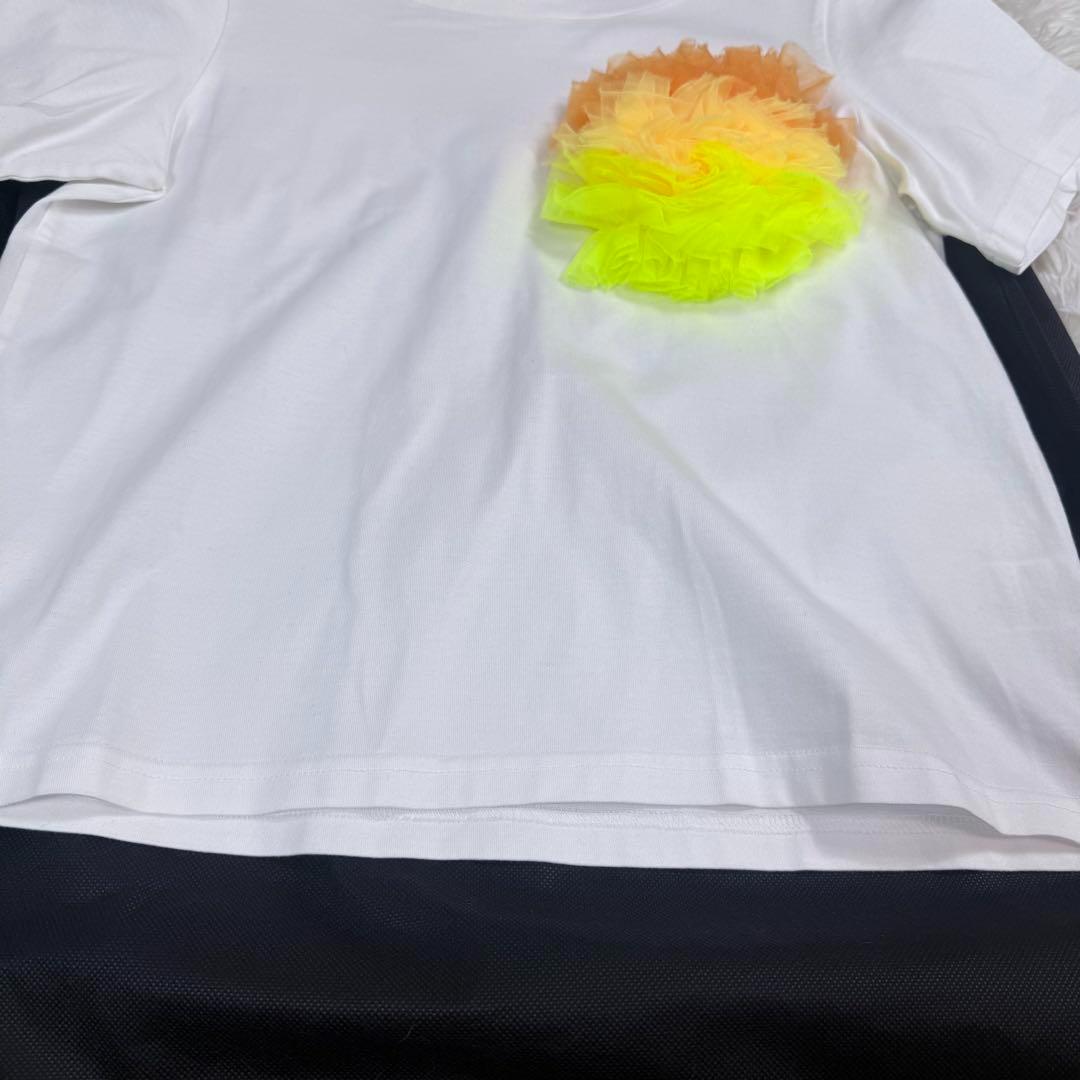 トモコイズミ FRILL POCKET T-SHIRT ラッフルTシャツ　半袖