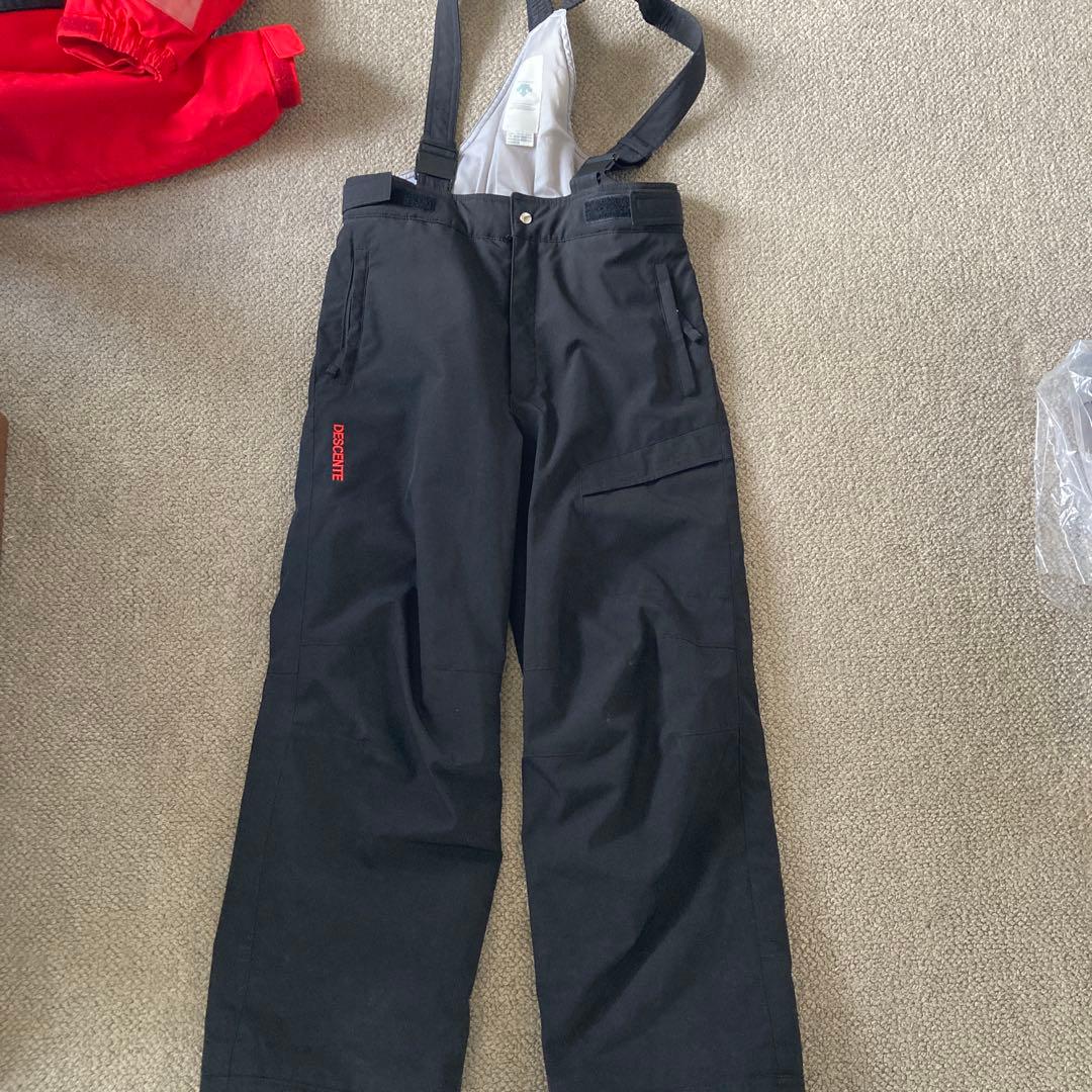 DESCENTE スキーウェア 150サイズ 赤/黒