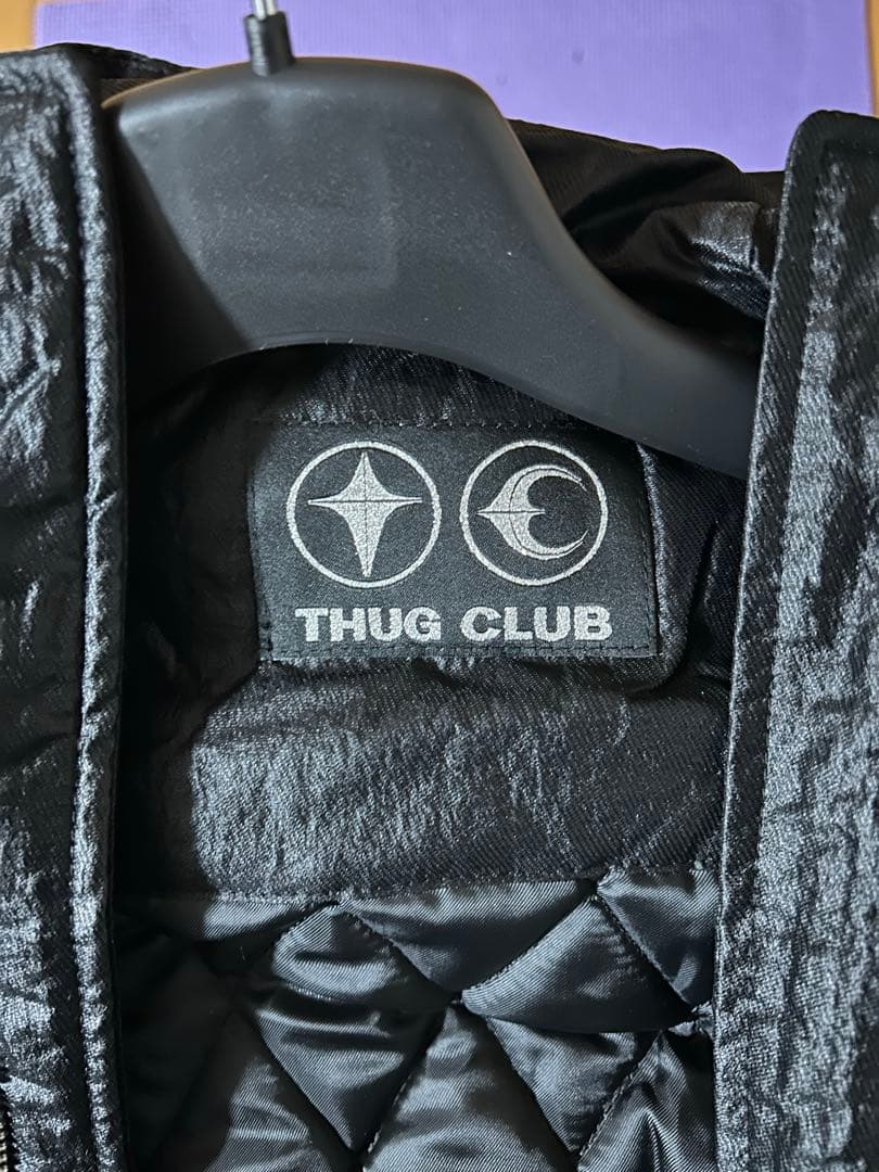 トップス THUG CLUB Double Flying Bio Jacket Black