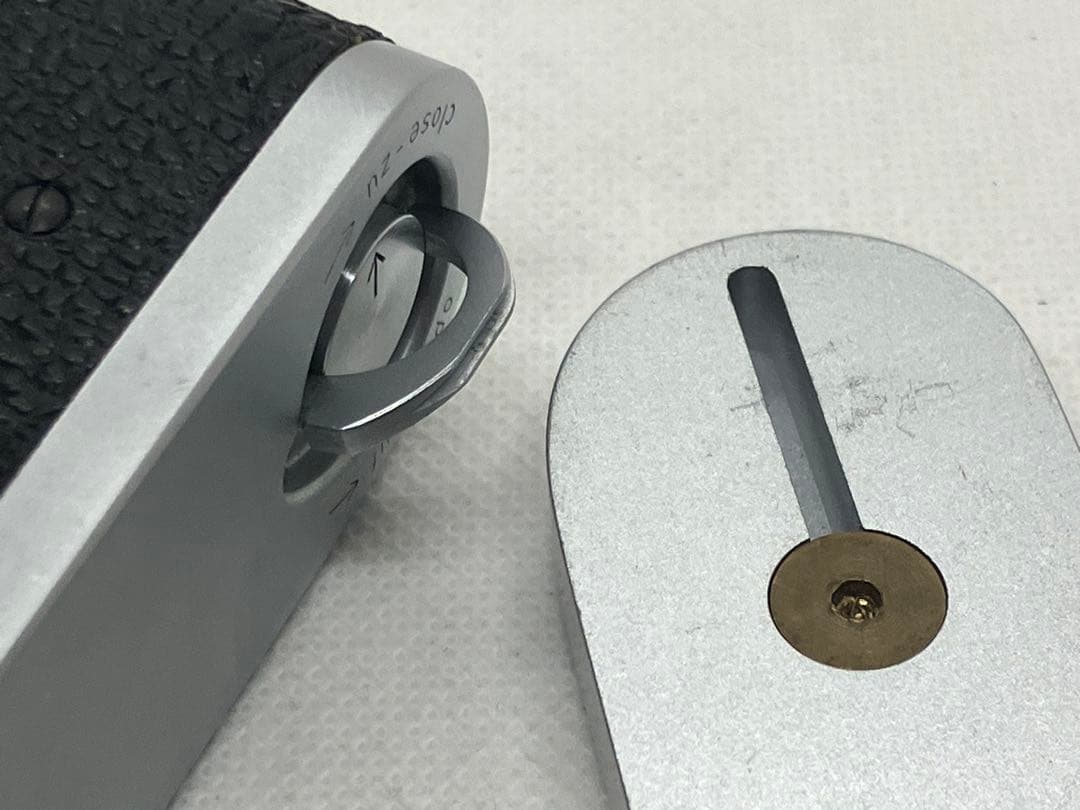具生工房★銀塩ライカM型用ホールドグリップ 刻印なしタイプ★シルバー
