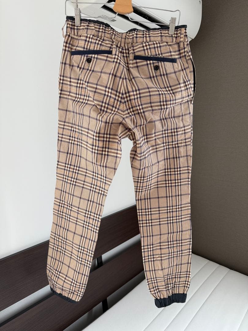 sacai チェック柄パンツ　サイズ2