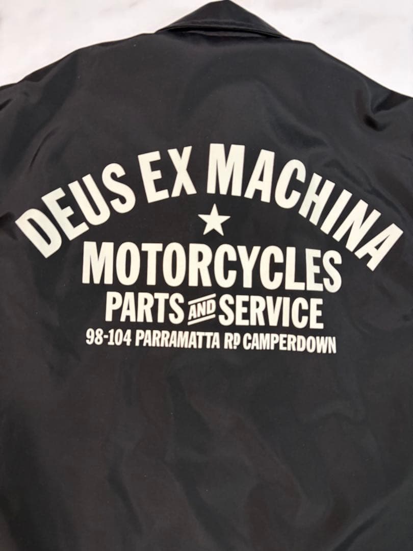 Deus Ex Machina ブラック コーチジャケット