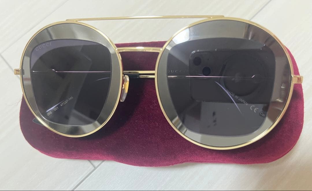 GUCCI ラウンド型サングラス