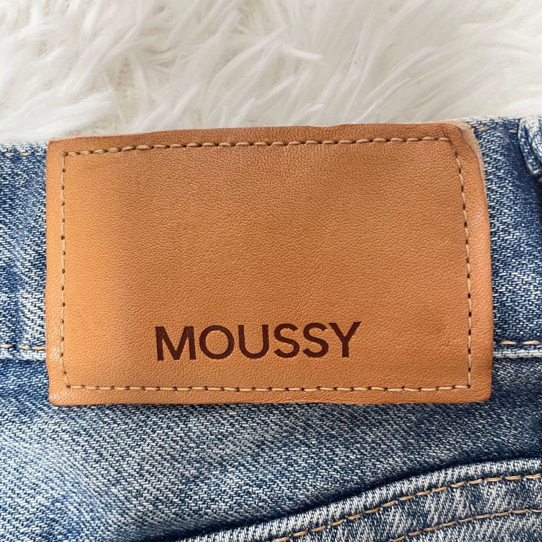 大人気！2026年MOUSSY MVS フレアデニム 新タグ ストレッチ素材