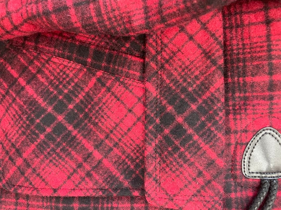 ✨美品✨ BURBERRY BLACK LABEL ダッフルコート チェック 赤