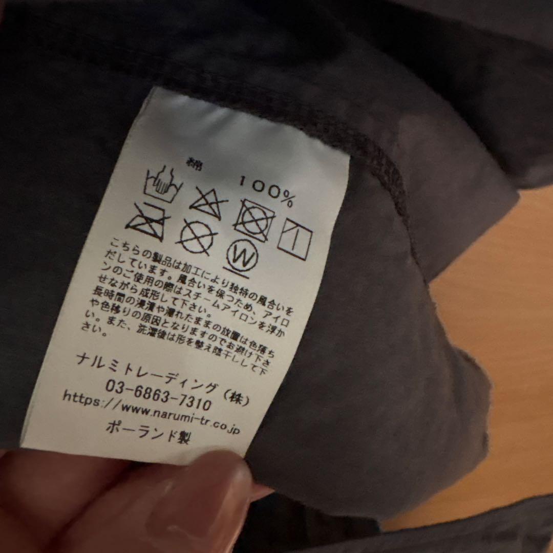 hts オーバーショートコート　コットン