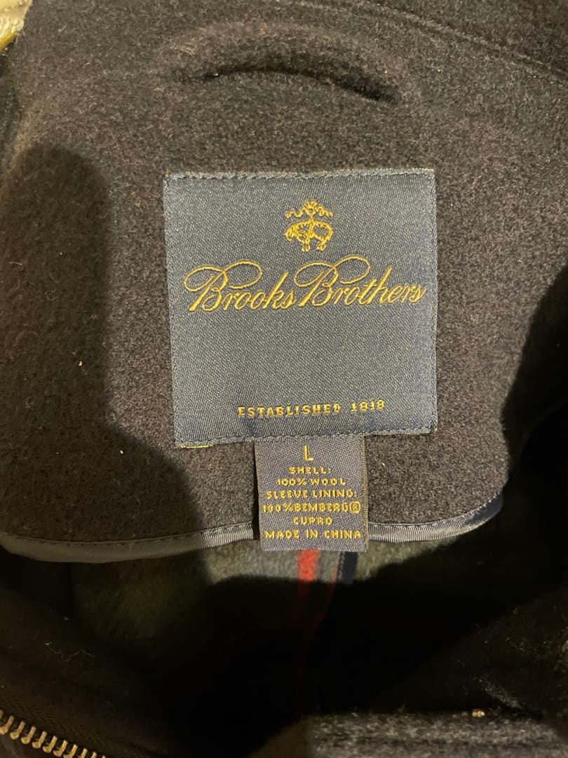 Brooks Brothers ブルックスブラザーズ　ダッフルコートウールL美品