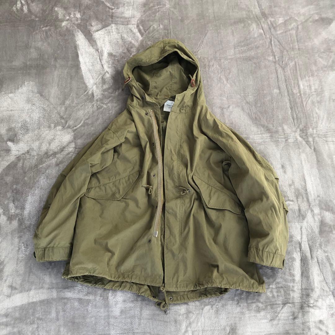 フリークスストアモッズコートボアライナー付きオリーブ FREAK’S store