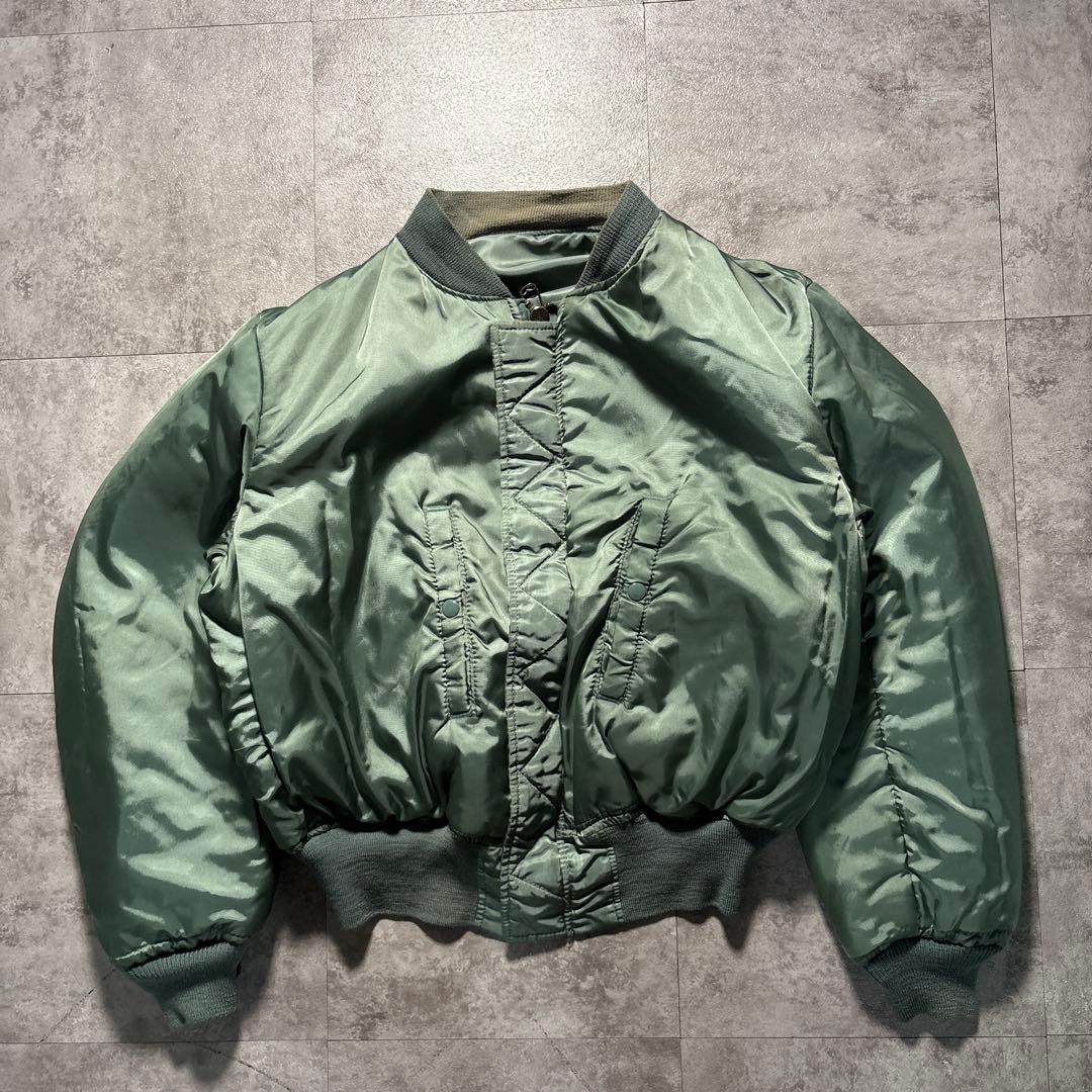 alpha 50s復刻　ma-1 flight jacket 短丈　ヴィンテージ