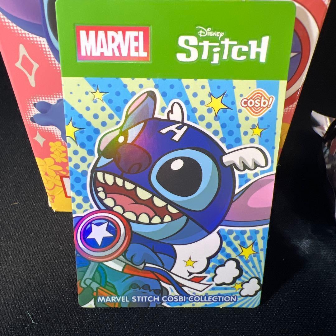 シークレット スティッチ × マーベルコラボ フィギュア ホットトイズ