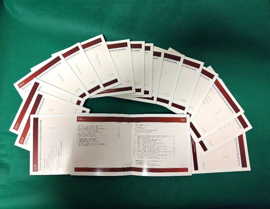 （16CD）ニコラウス・アーノンクール／宗教的作品録音集