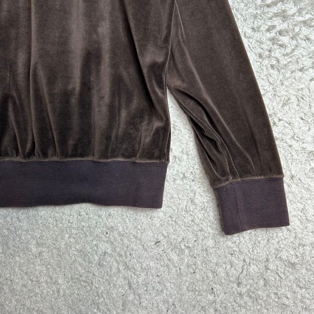 BEAMS ビームス ベロア ジャージ ブラウン パイピングジャケット M