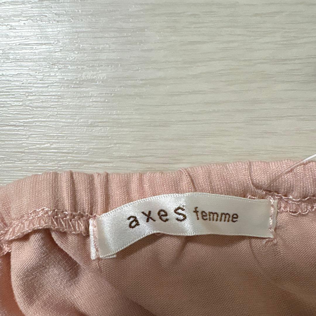 ❣️axes femme ❣️新品未使用タグ付き希少ビックリボンキャミソールピンクＭ