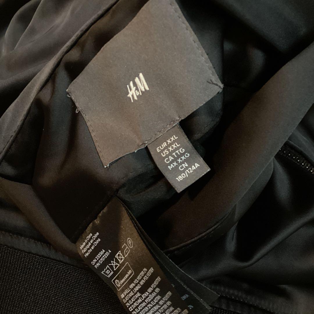 美品 Ｈ&M エイチアンドエム リバーシブル ボンバージャケット XXL
