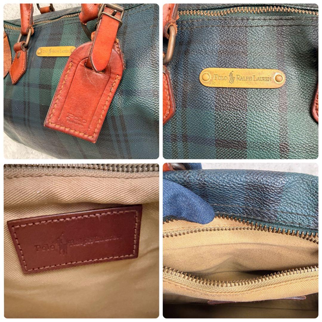 美品✨POLO ラルフローレン ミニボストンバッグ ハンドバッグ