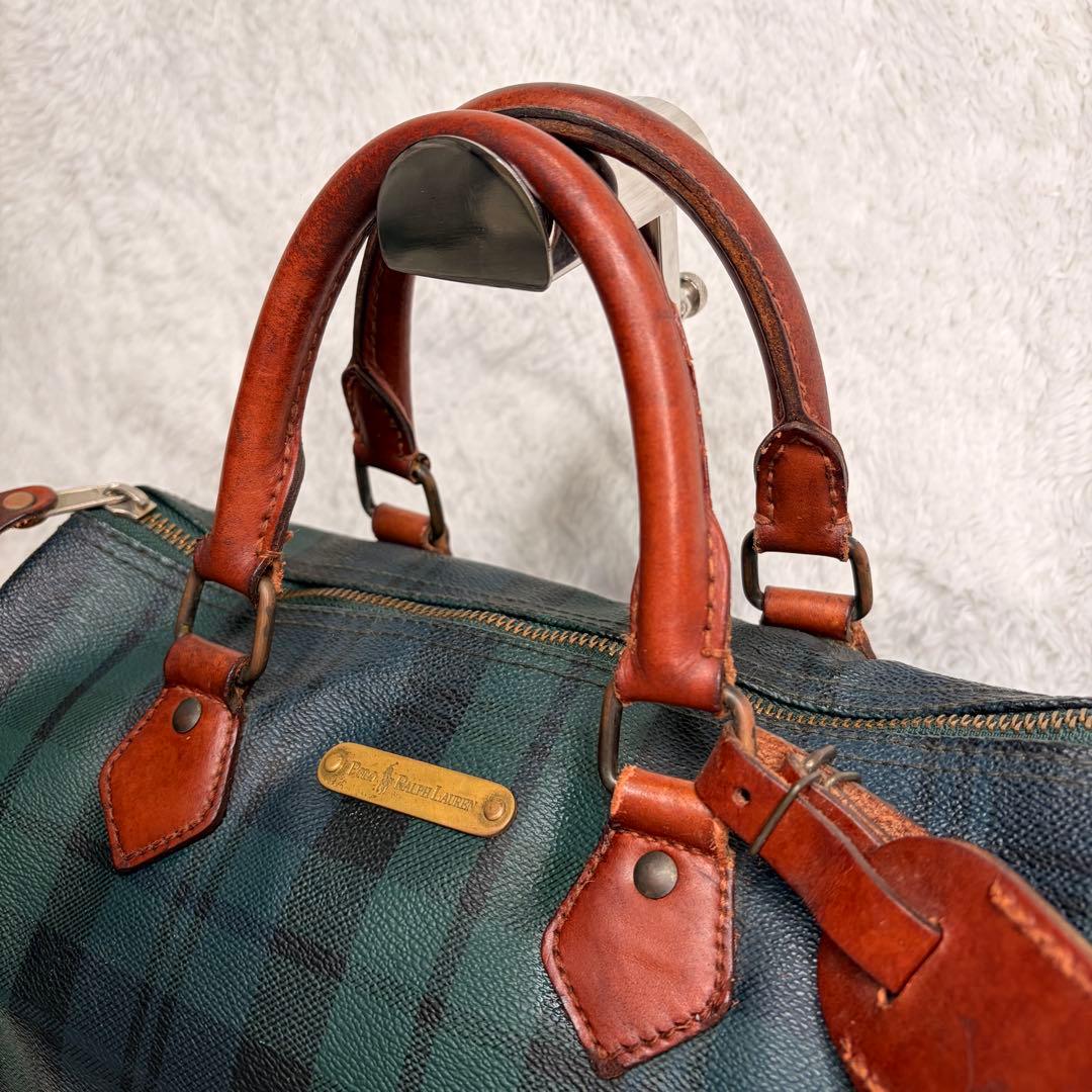 美品✨POLO ラルフローレン ミニボストンバッグ ハンドバッグ