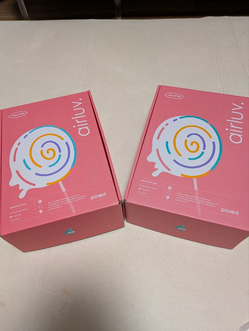 エアラブ4　美品　ロリポップ　 airluv　ベビーカーシート　ファン　冷風