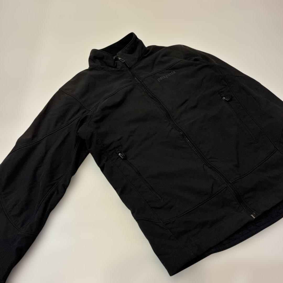 90s Patagonia ソフトシェルジャケット ブラック ヴィンテージ