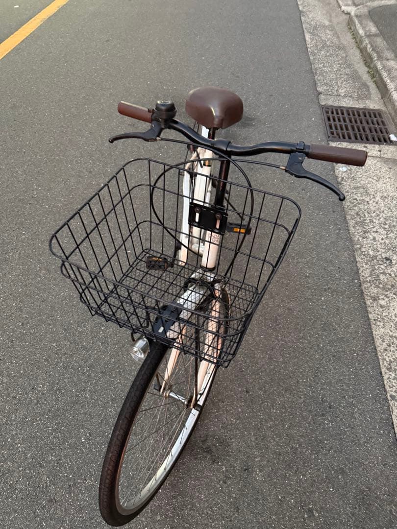 167 自転車 大阪市 【引取り限定】 美品 26インチ 大きいカゴ