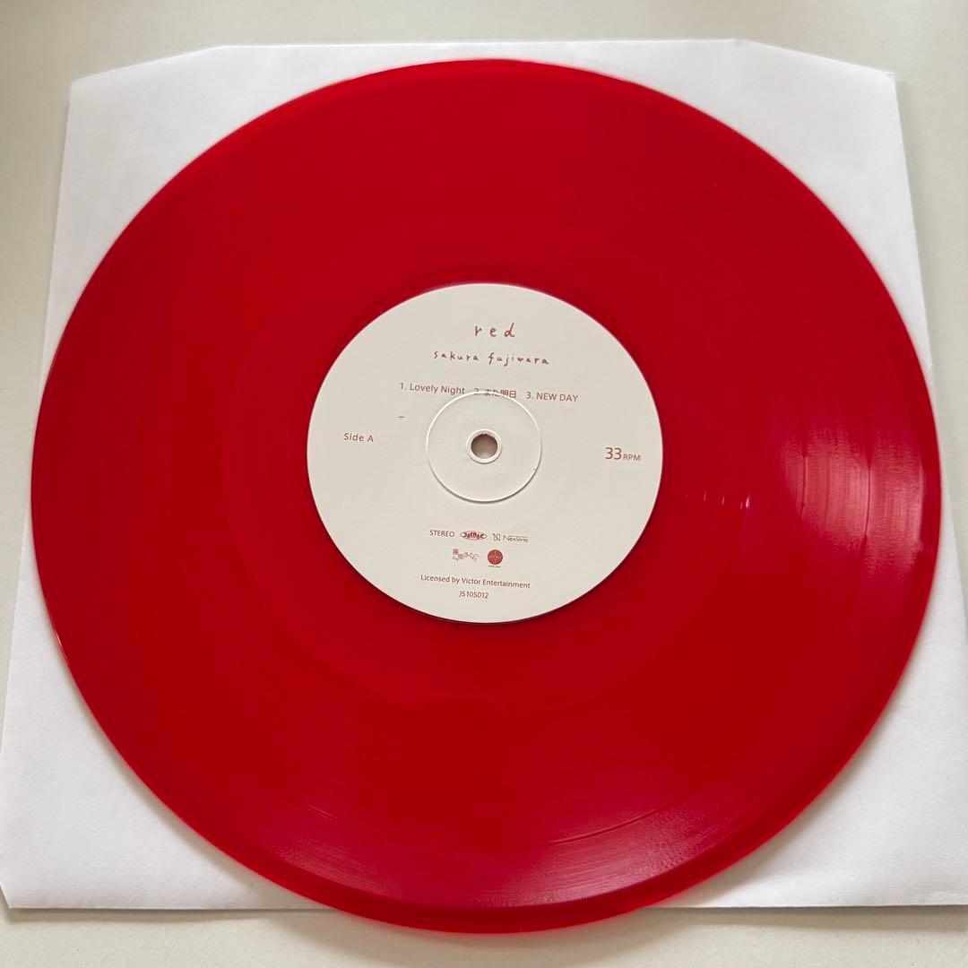 藤原さくら red (Red Vinyl) レコード