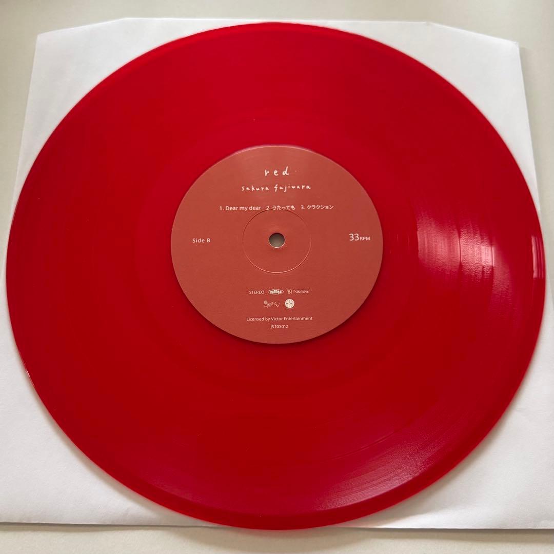 藤原さくら red (Red Vinyl) レコード