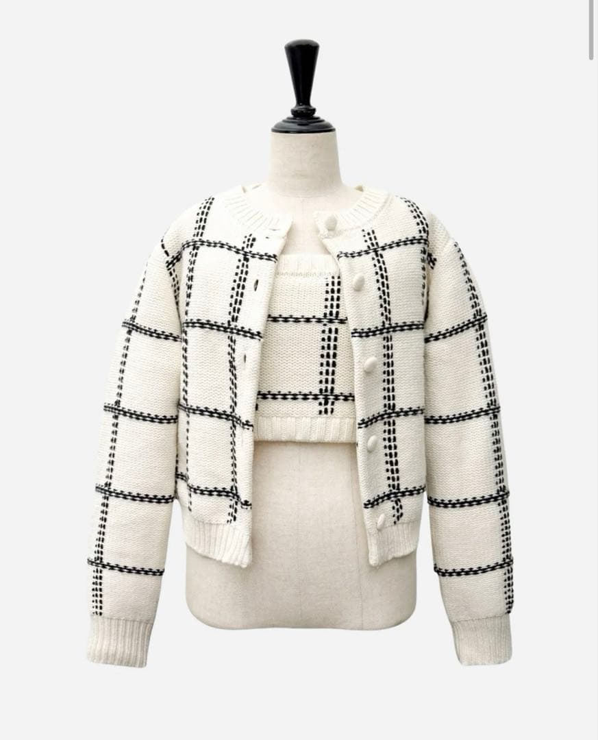sheller handmade check ensemble 新品