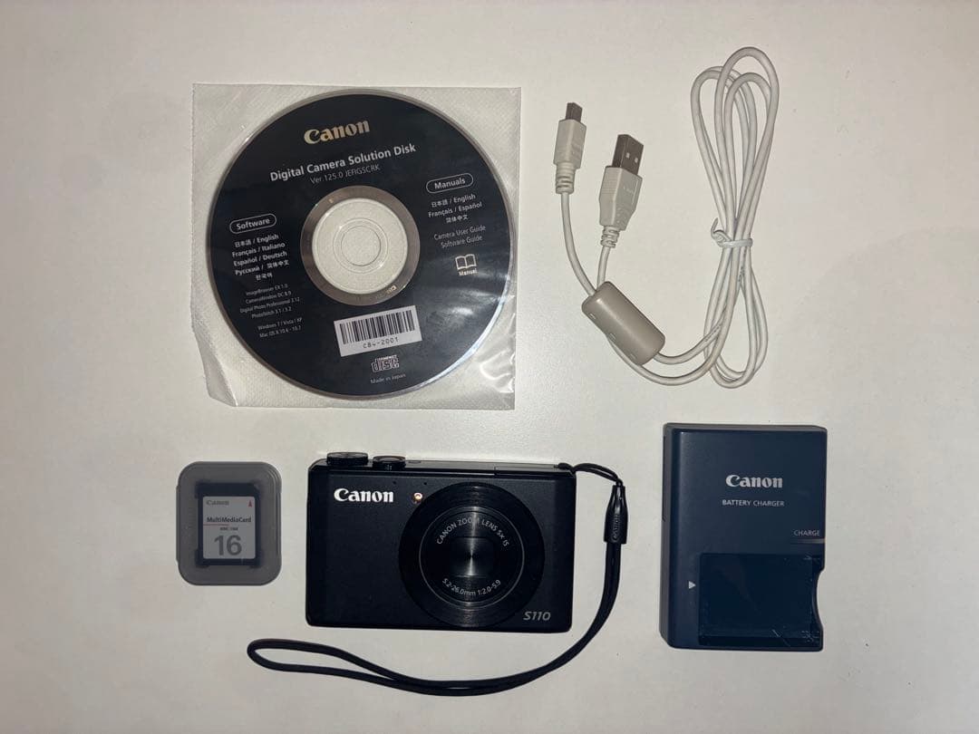 【動作確認済】Canon PowerShot S110 ブラック
