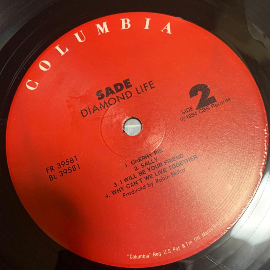 sade diamond life レコード　輸入盤　シュリンク付き