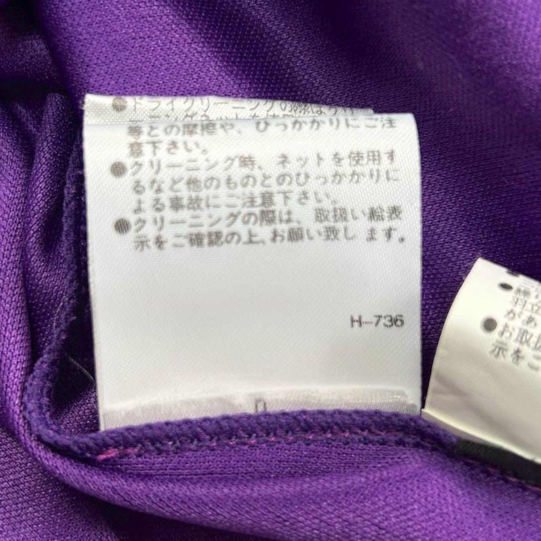 極美品　ヴィヴィアンタム　半袖ワンピース　パワーネット　花柄　パープル系　0