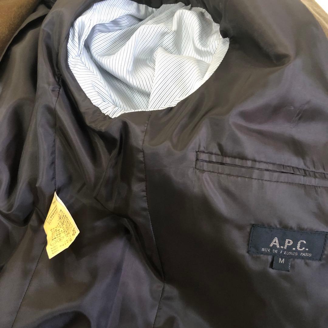 希少 A.P.C. ベロア テーラードジャケット ブラウン フランス製