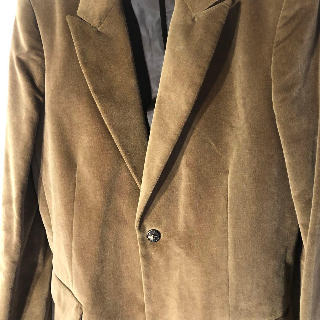 希少 A.P.C. ベロア テーラードジャケット ブラウン フランス製
