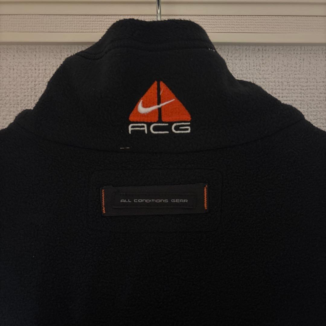 90s NIKEナイキacg フリースベスト黒