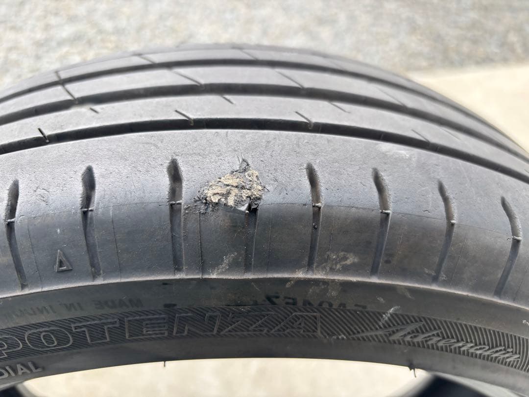 バリ山 23年製 ポテンザ アドレナリンRE004 165/55r15 4本