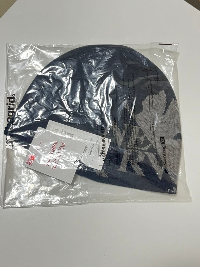 mahagrid evangelion beanie ビーニー　　　　　ブラック