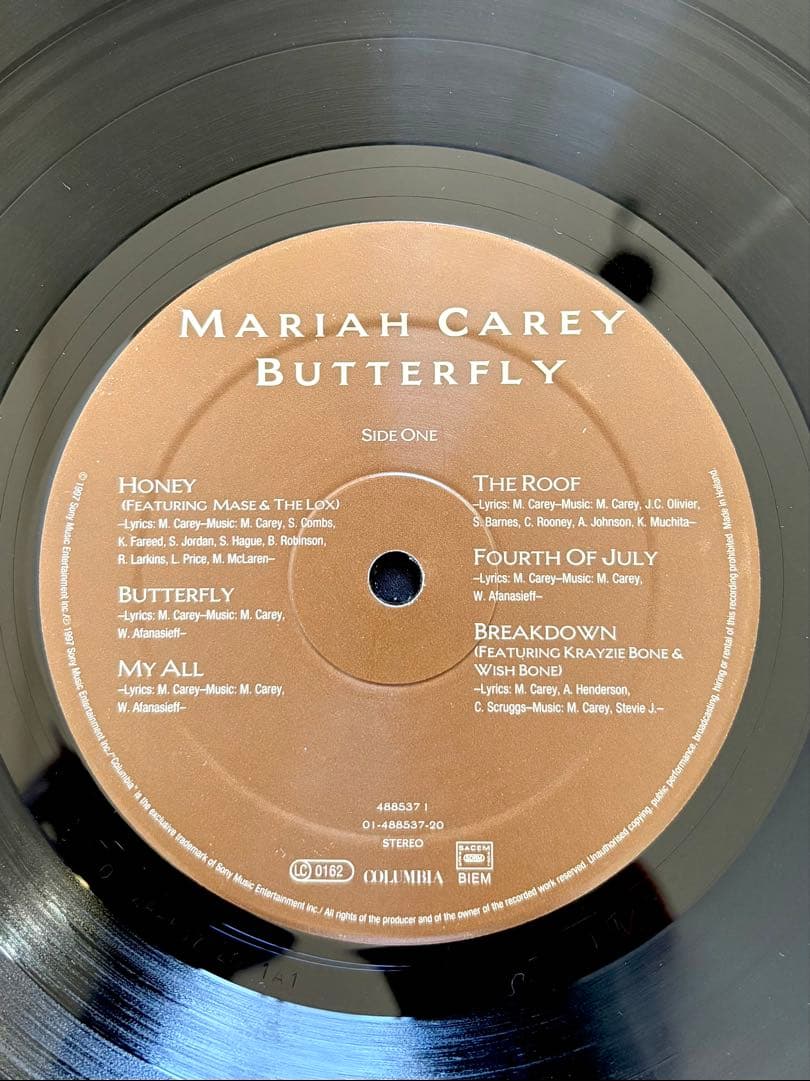 マライア・キャリー Butterfly LP 488537