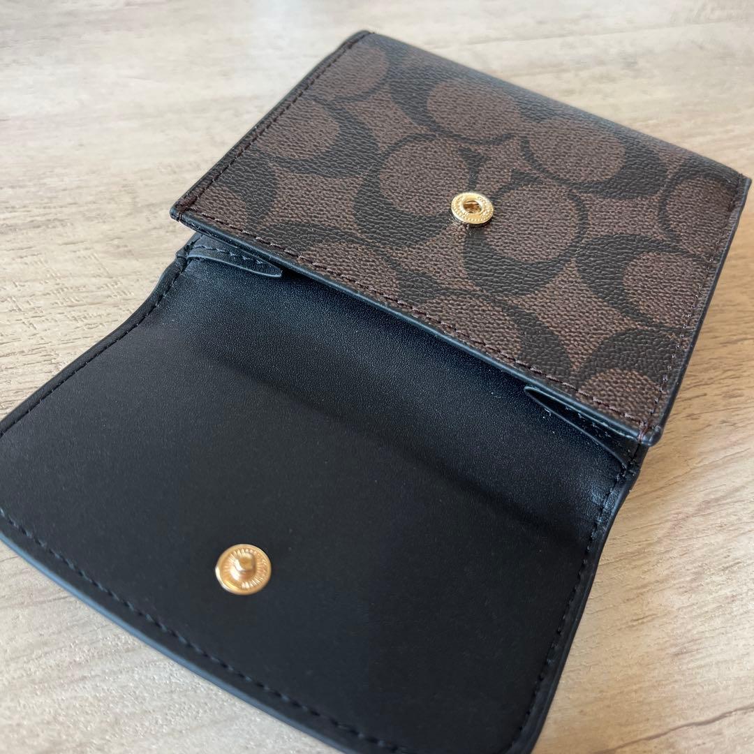 【只今箱無し価格】コーチ COACH 財布 Wホック シグネチャー F53837