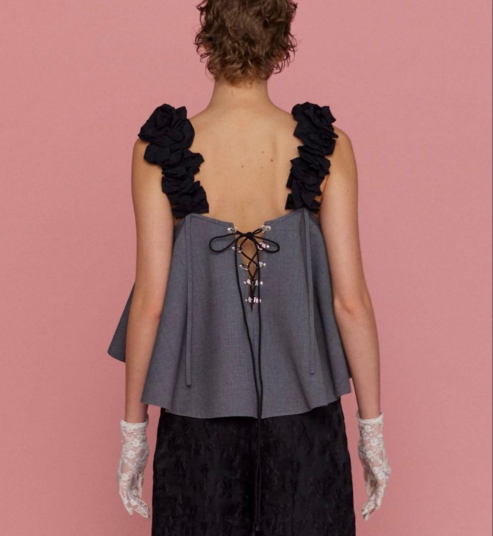 トップス MAISON SPECIAL Flower Strap 2way Tops