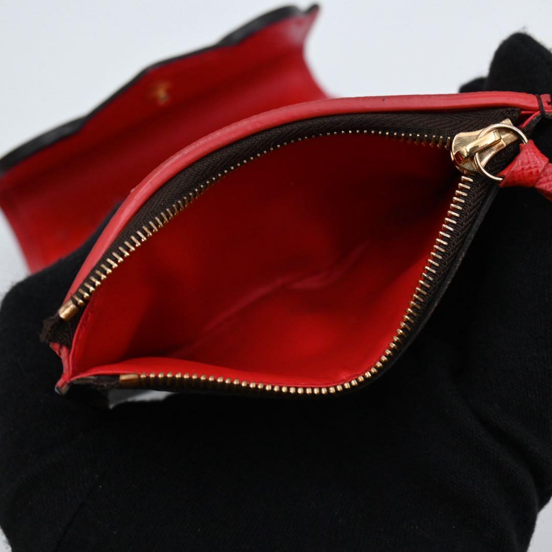 【美品】ルイヴィトン モノグラム ヴィクトリーヌ ラブリーバード 三つ折り財布