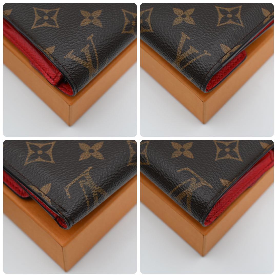 【美品】ルイヴィトン モノグラム ヴィクトリーヌ ラブリーバード 三つ折り財布