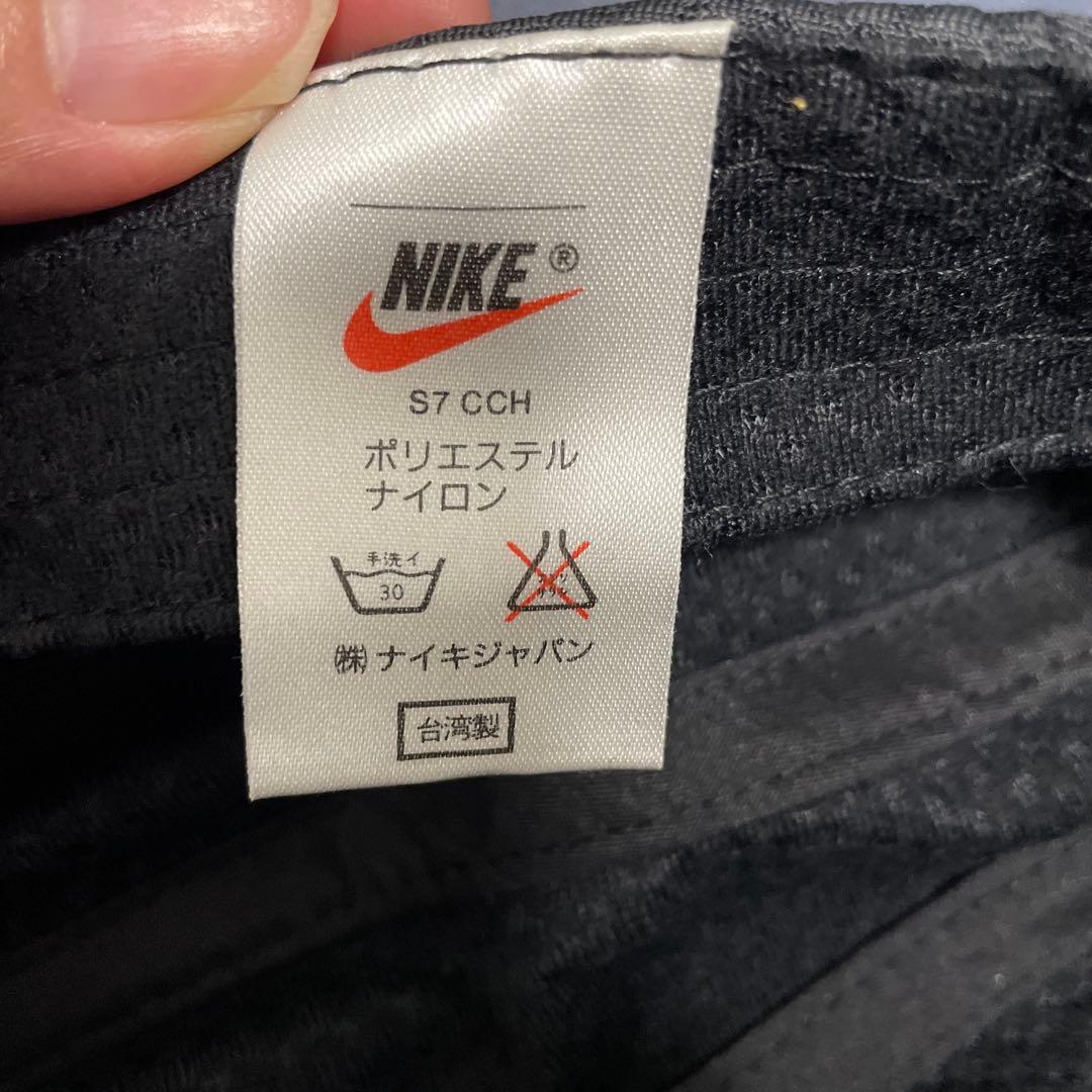 90s AGASSI Nike 黒 メッシュキャップ ストライプ　　ヴィンテージ