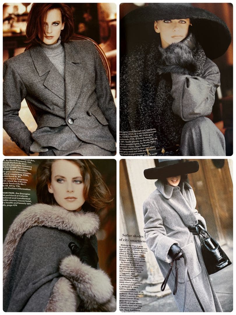 VOGUE UK版　レア1989年10月特大号　クラウディア・シファー