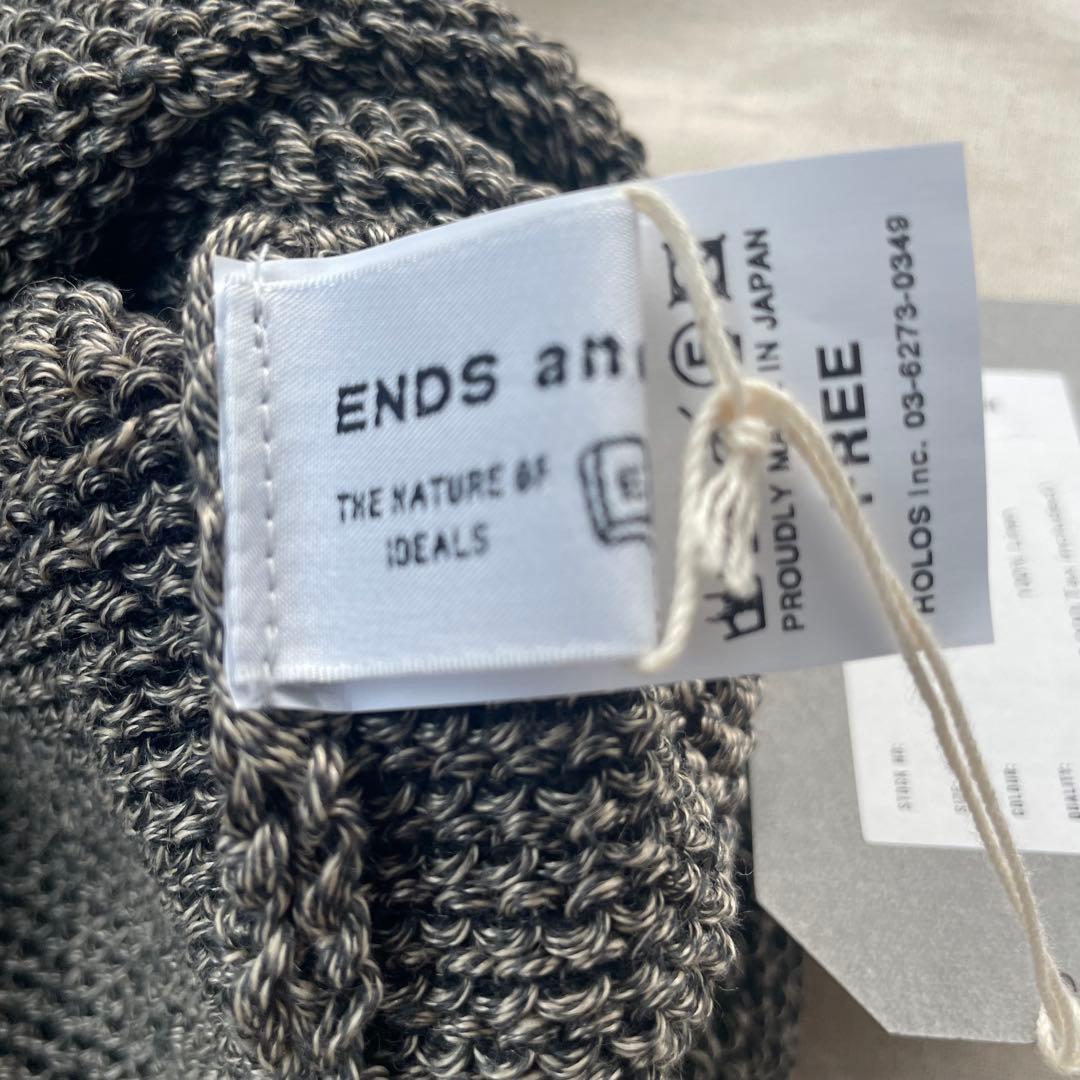 ENDS and MEANS グレー ニット帽