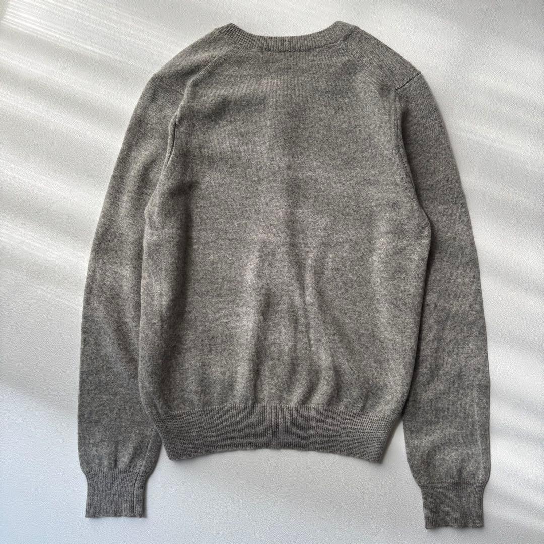 PLAY COMME des GARÇONS カーディガン ハート刺繍 グレーS