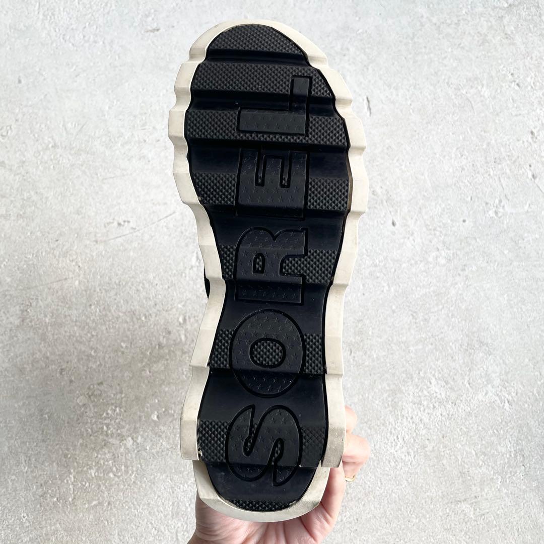 SOREL ソレル キネティック ショートブーツ　24cm 黒 防水